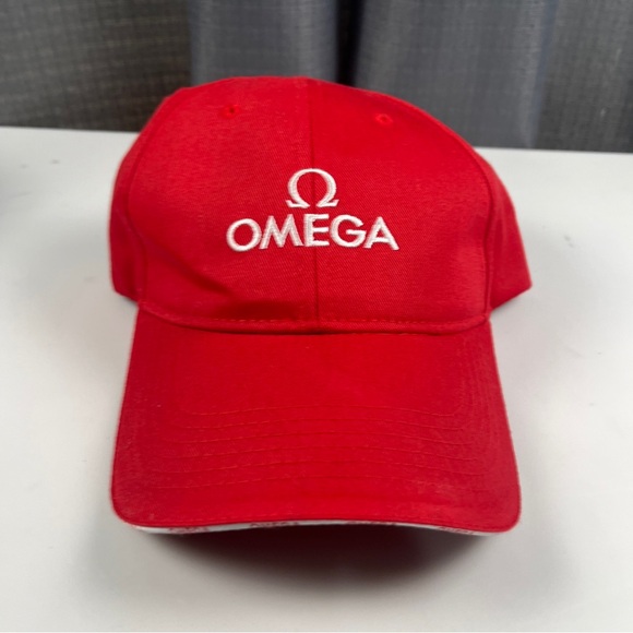 Omega Other - Authentic Omega Watch Red Baseball Cap Adjustable Hat